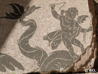 Ceci est une photo des mosaïques des Thermes de Caracalla. (Rome). Ceci est une photo des mosaïques des Thermes de Caracalla. (Rome).