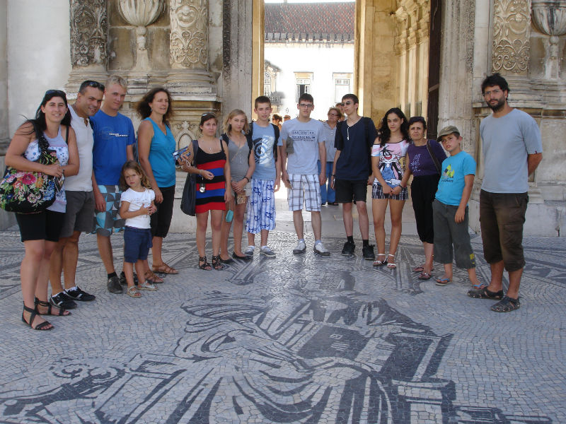 Ceci est une photo de group à Coimbra en juillet 2012.